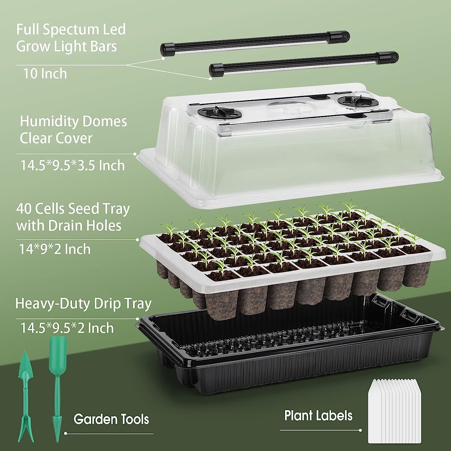 【Best 】1 Set, Seed Starter Tra - Humidity Dome Kit avis et prix