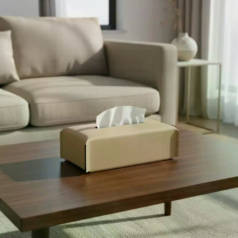 Luxury Tissue Box Leather Napk - Agar Tissue Culture avis et prix