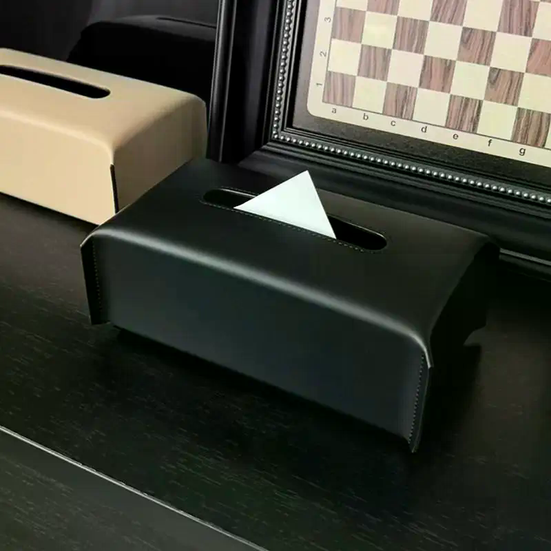 Luxury Tissue Box Leather Napk - Agar Tissue Culture avis et prix