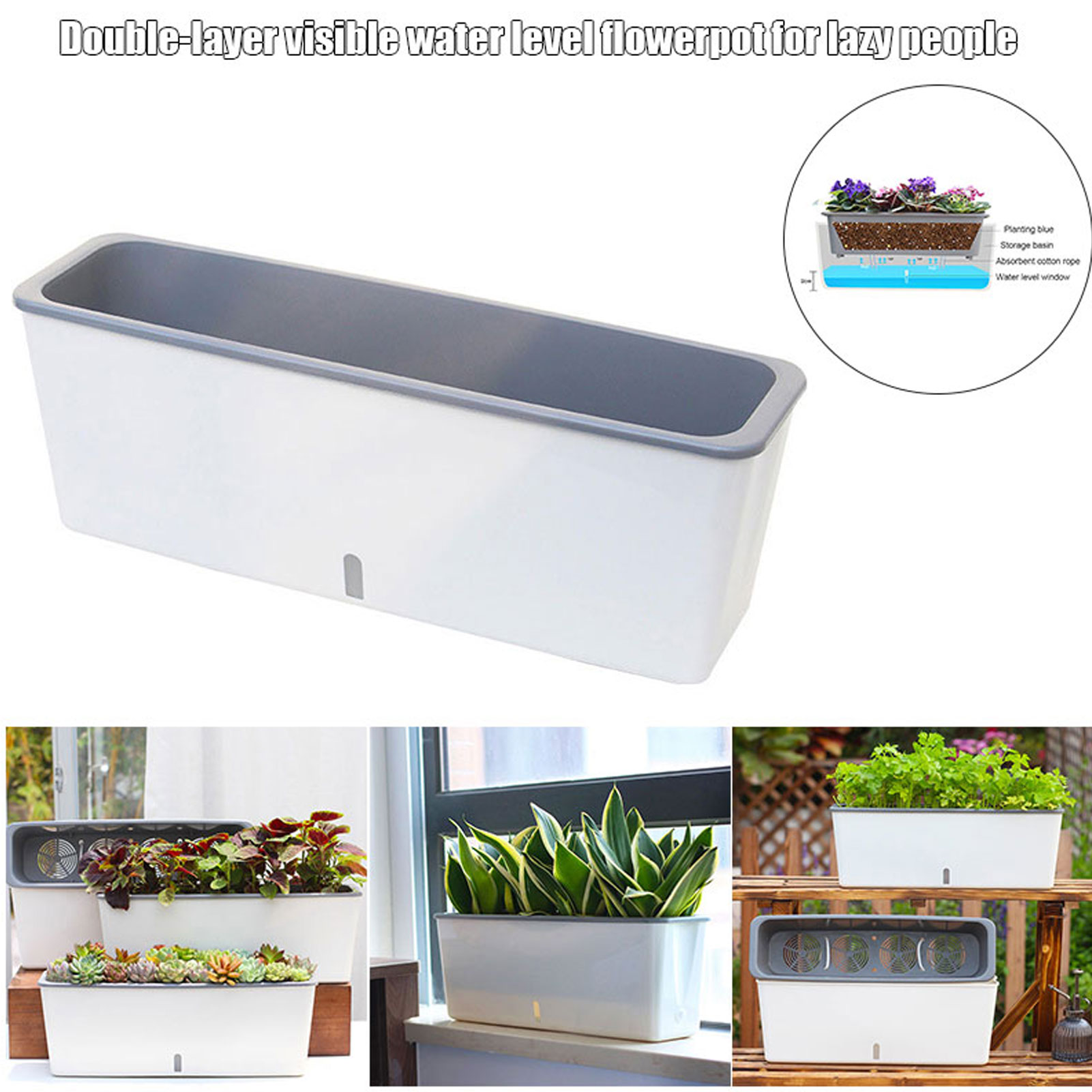 Self-Watering Planter Pots wit - Self Watering Insert avis et prix