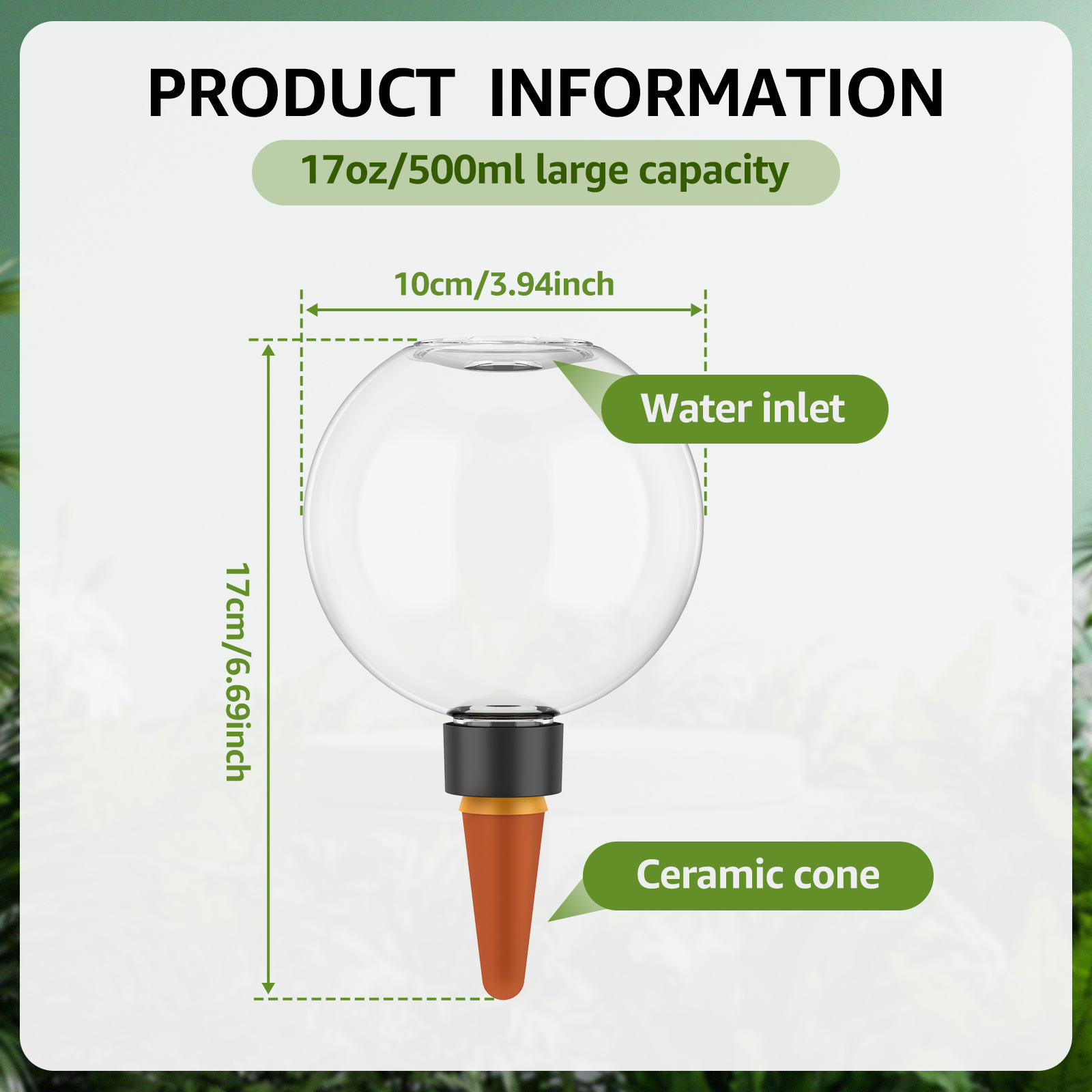 2/4Pcs 500ML Automatic Drip Ir - Self Watering Insert avis et prix