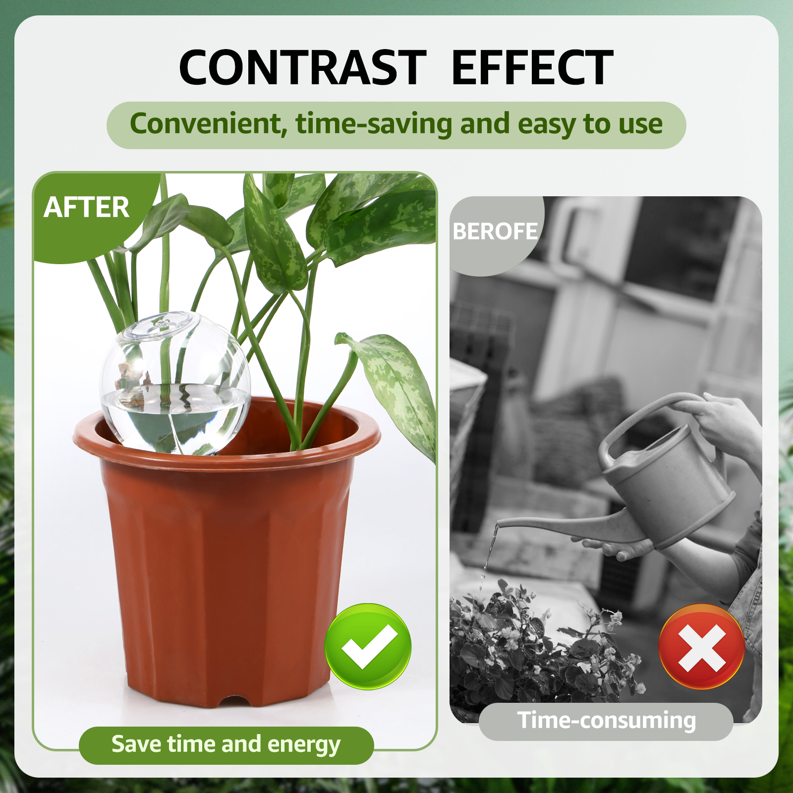 2/4Pcs 500ML Automatic Drip Ir - Self Watering Insert avis et prix