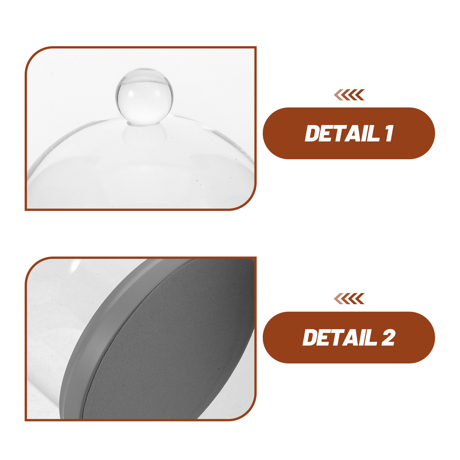 Glass Dome Cloche Clear Bell J - Plastic Dome Clear avis et prix