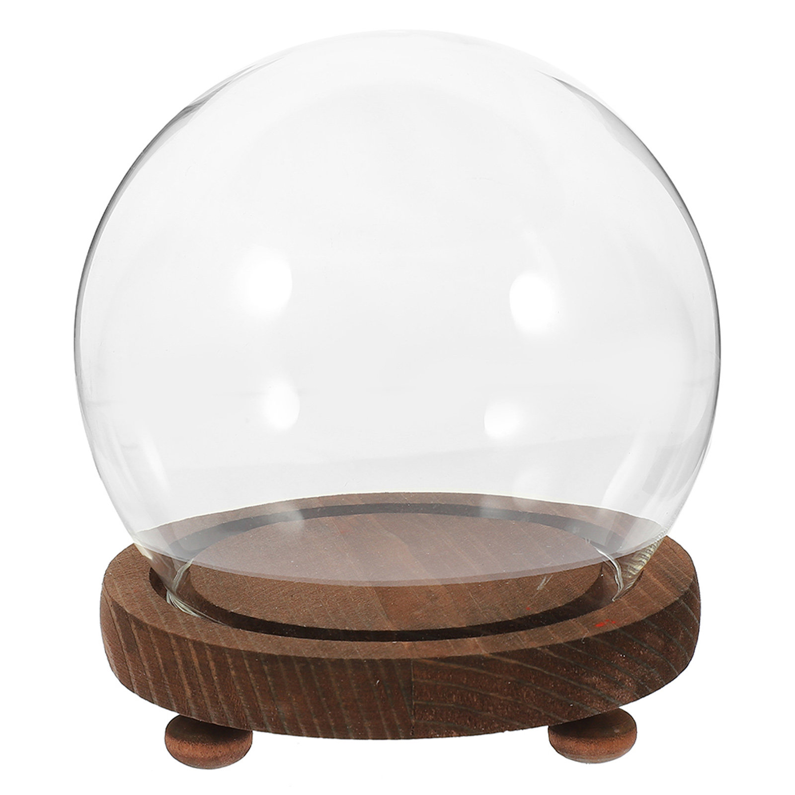 Spherical Glass Cover Ornament - Plastic Dome Clear avis et prix