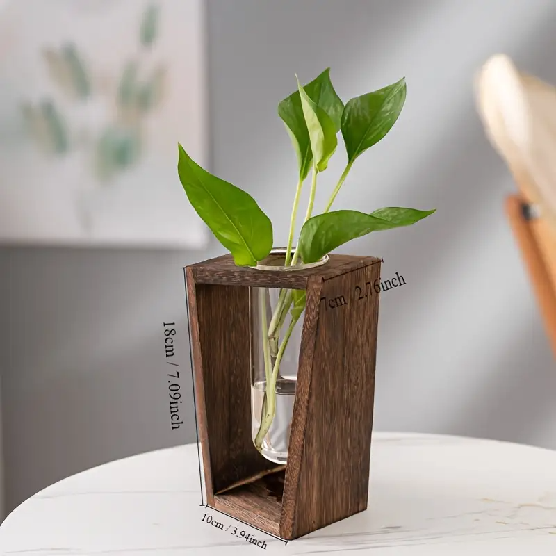 Modern Wood Propagation Vase - - Propagation Station Vase avis et prix
