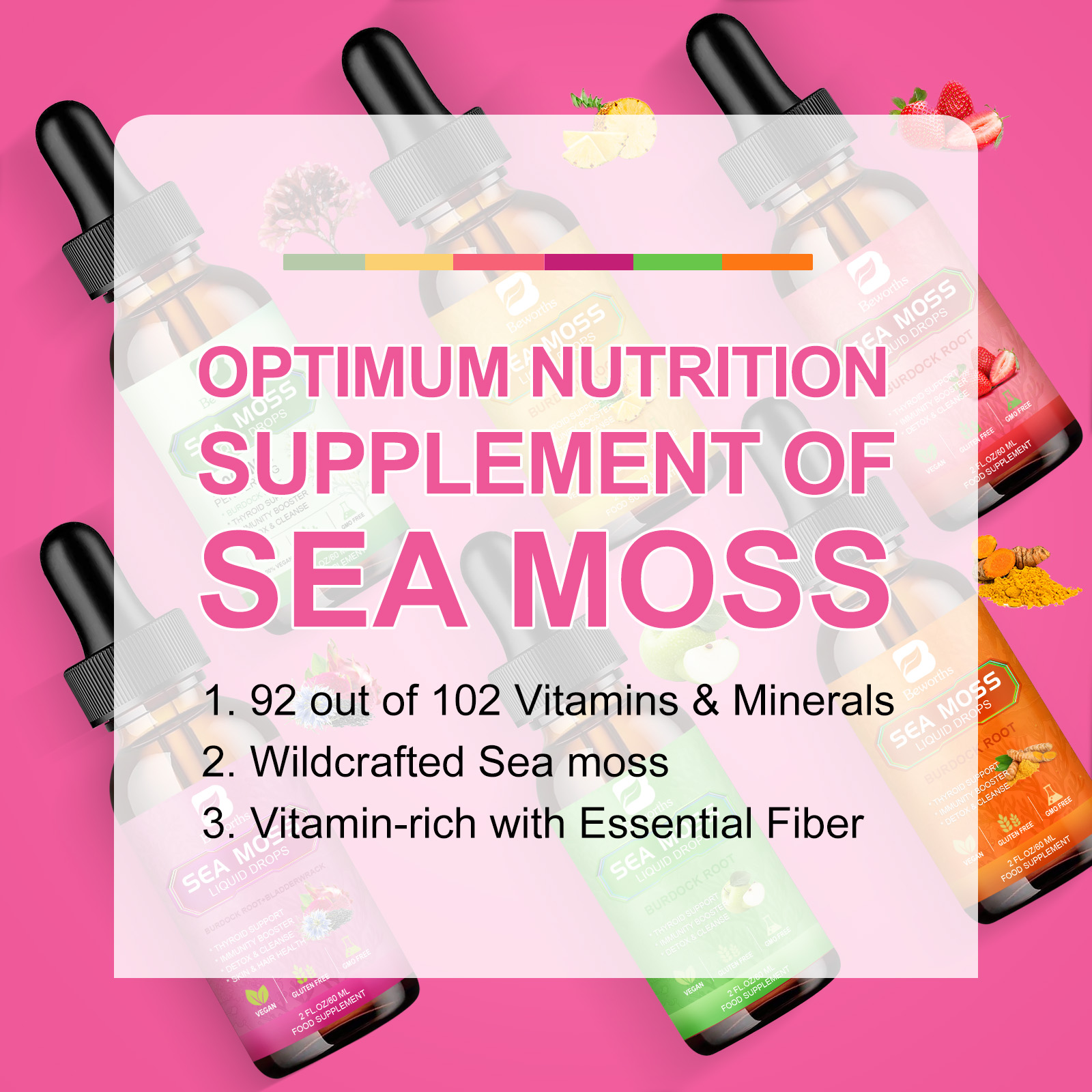 BEWORTHS 3000MG Seamoss Liquid - Root Stimulator Liquid avis et prix