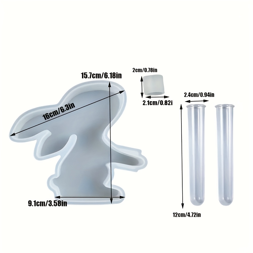 4pcs/set Easter Bunny Silicone - Propagation Station Vase avis et prix