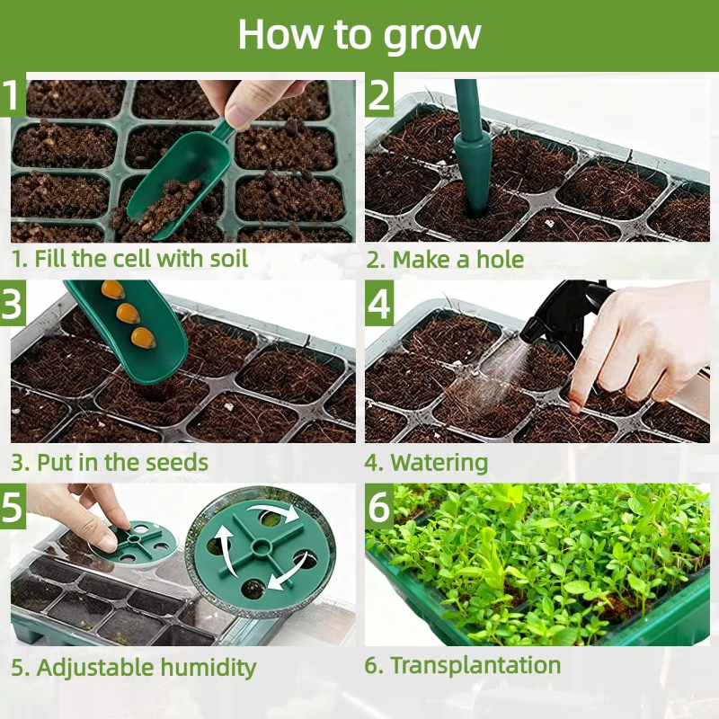 Seed Starter Tray Mini Greenho - Humidity Dome Kit avis et prix