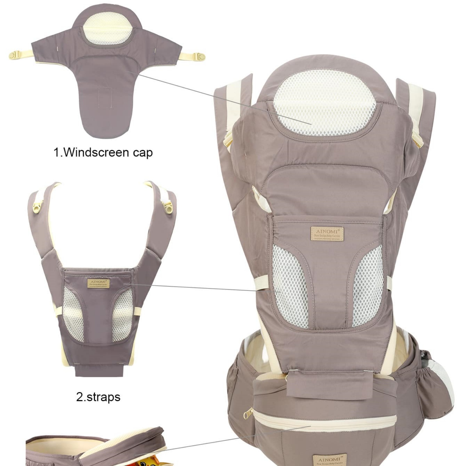 ErgoBaby Carrier with Hip Seat - Rooting Gel Clone avis et prix