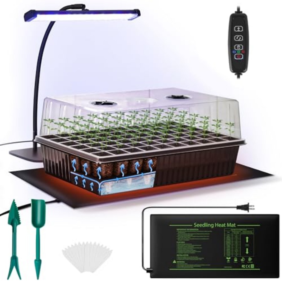 60-Cell Self-Watering Seed Sta - Humidity Dome Kit avis et prix