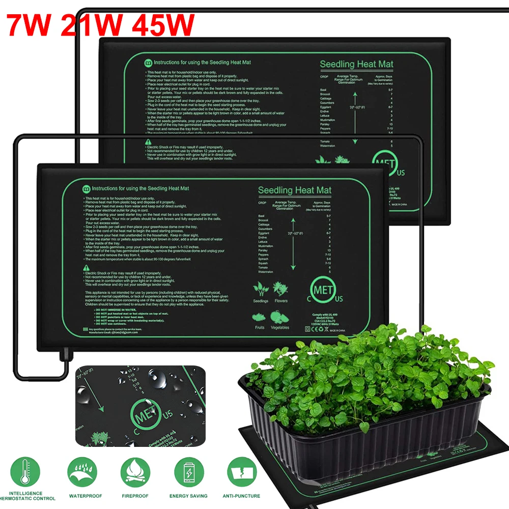 10/25/50CM Seedling Heat Mat I - Rooting Gel Clone avis et prix