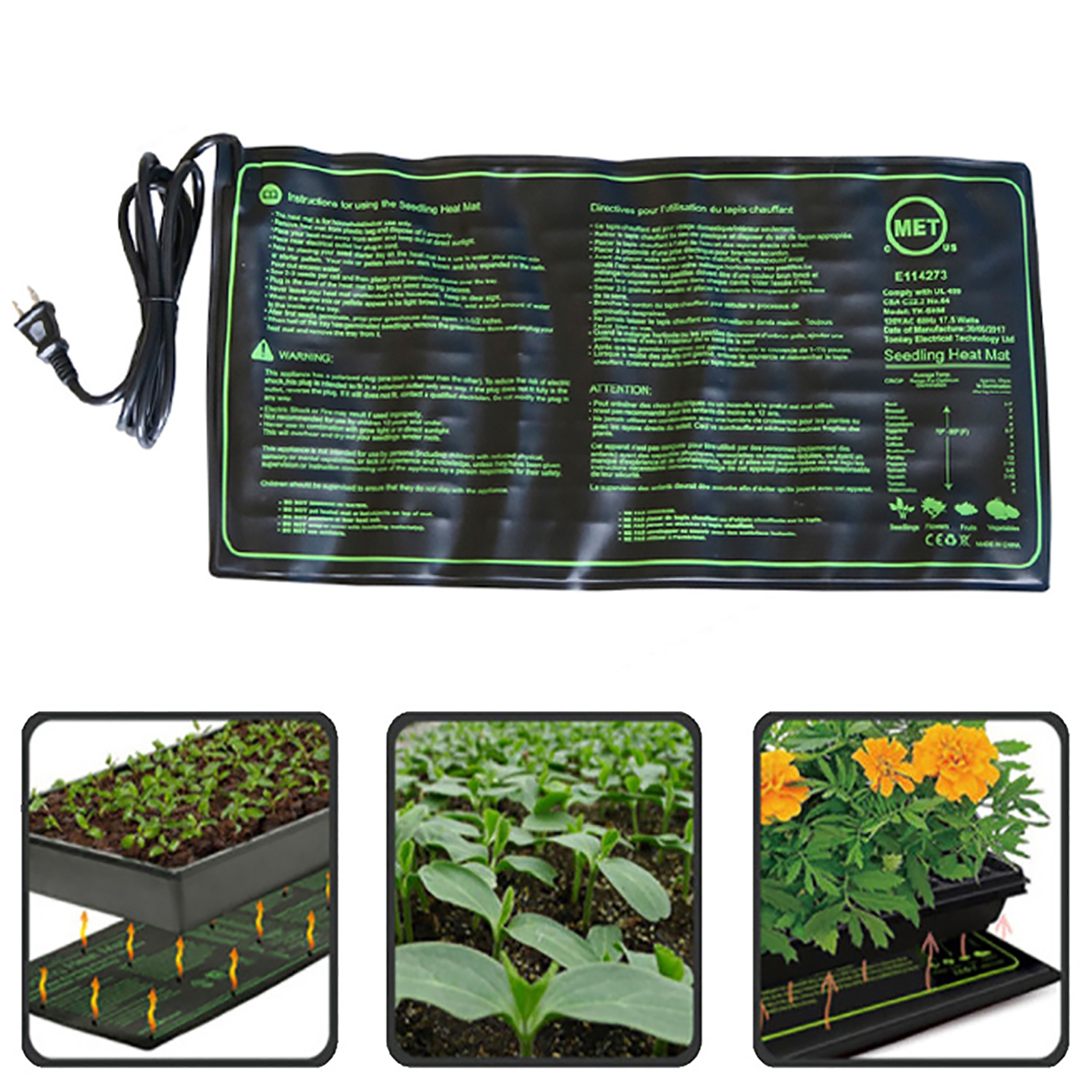 110/120/220/230V Seedling Heat - Heat Mat Seedling avis et prix