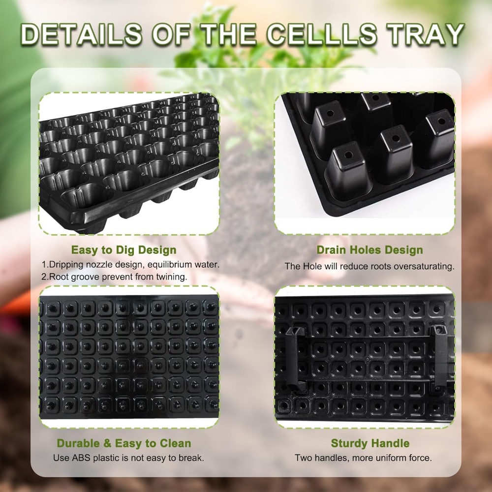 72 Cell Seed Starter Trays wit - Propagation Tray 72 avis et prix