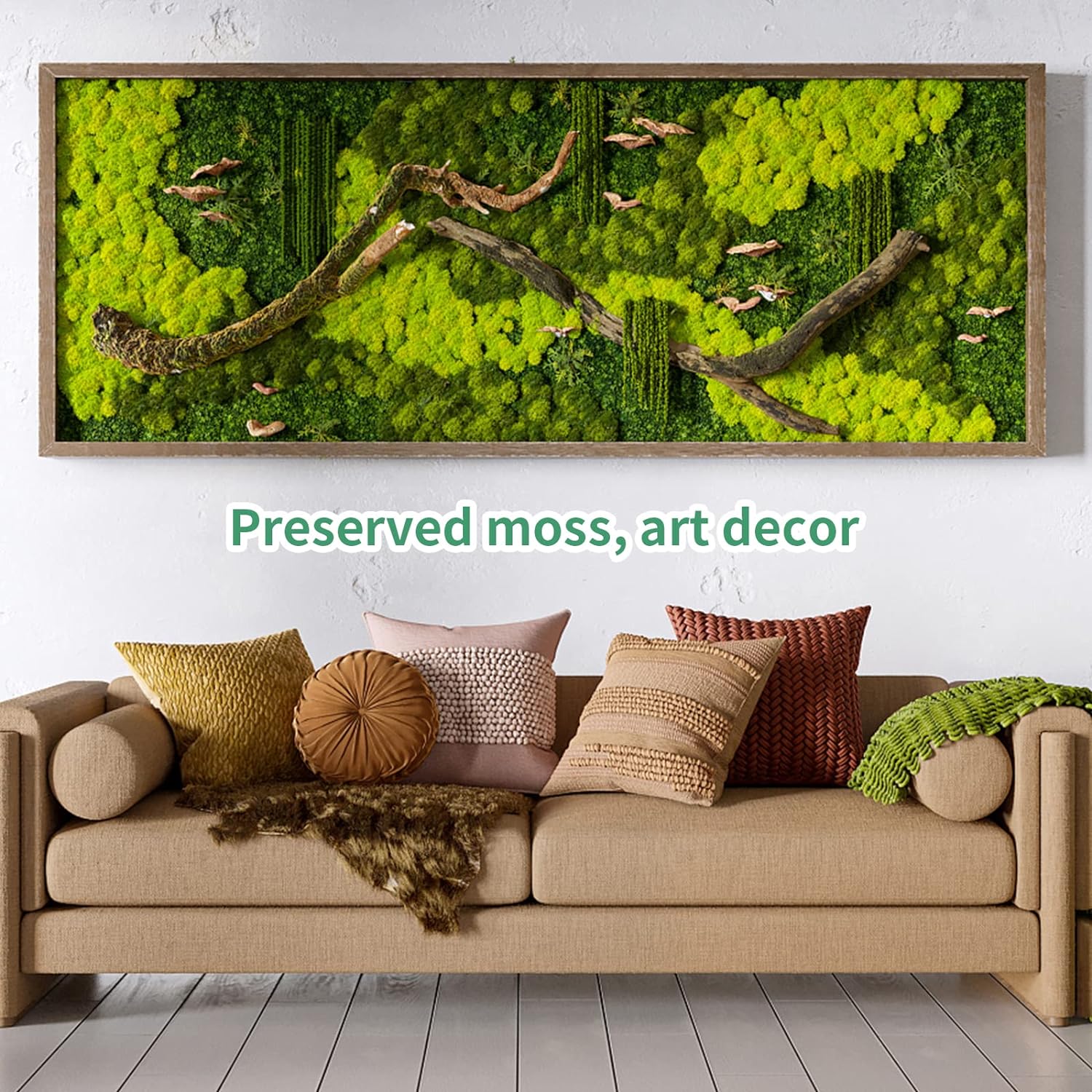 Artificial Green Plants Mini L - Sphagnum Moss Dry avis et prix