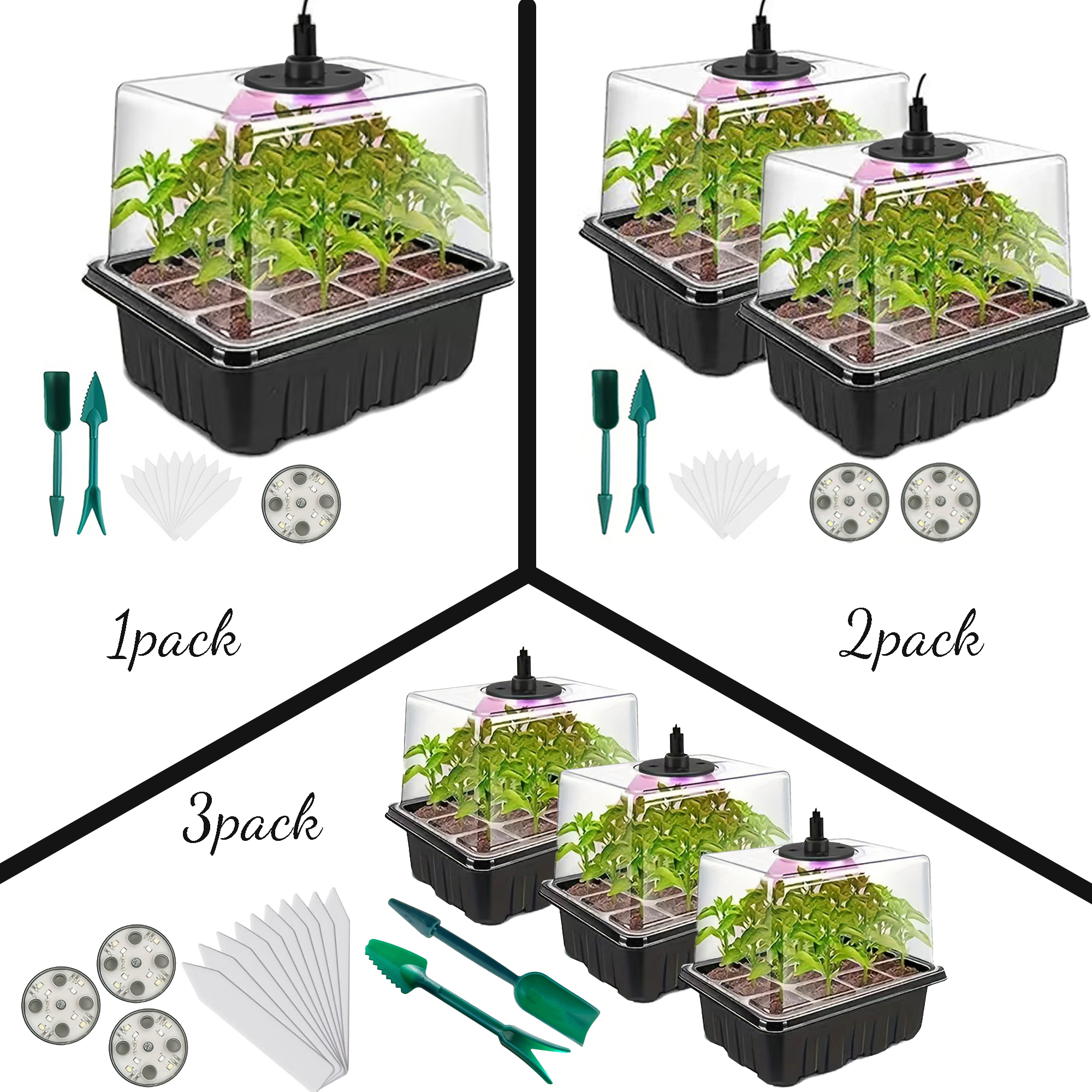 Seedling Starter Kit 1/2/3 Set - Humidity Dome Kit avis et prix