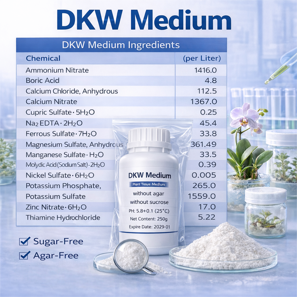DKW Medium Plant Tissue Cultur - Agar Tissue Culture avis et prix