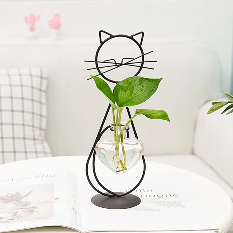 Hydroponic Glass Heart Vase Wi - Propagation Station Vase avis et prix