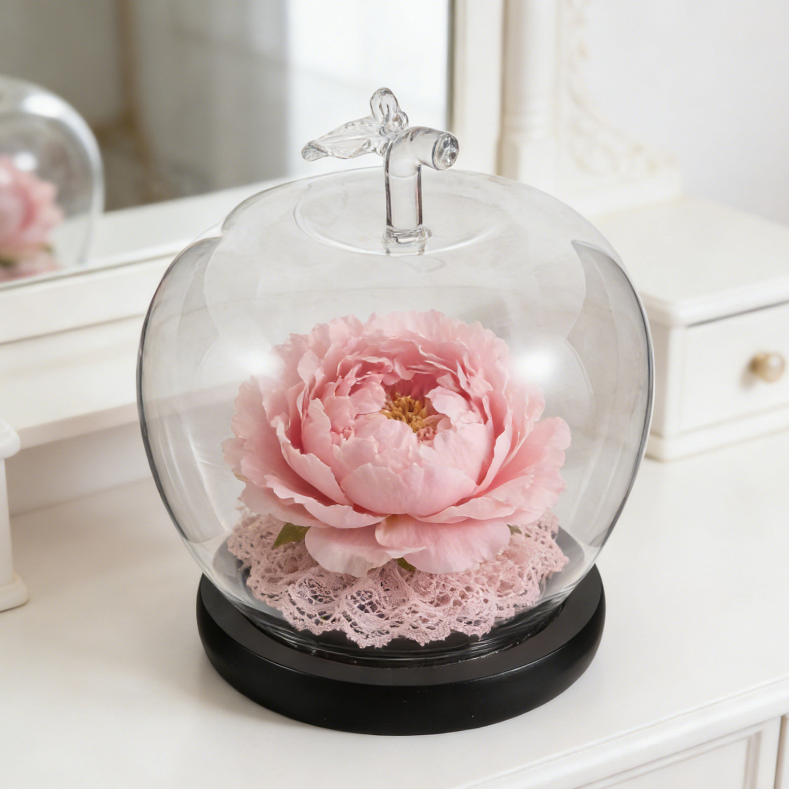 Inspired Glass Dome Cloche wit - Plastic Dome Clear avis et prix