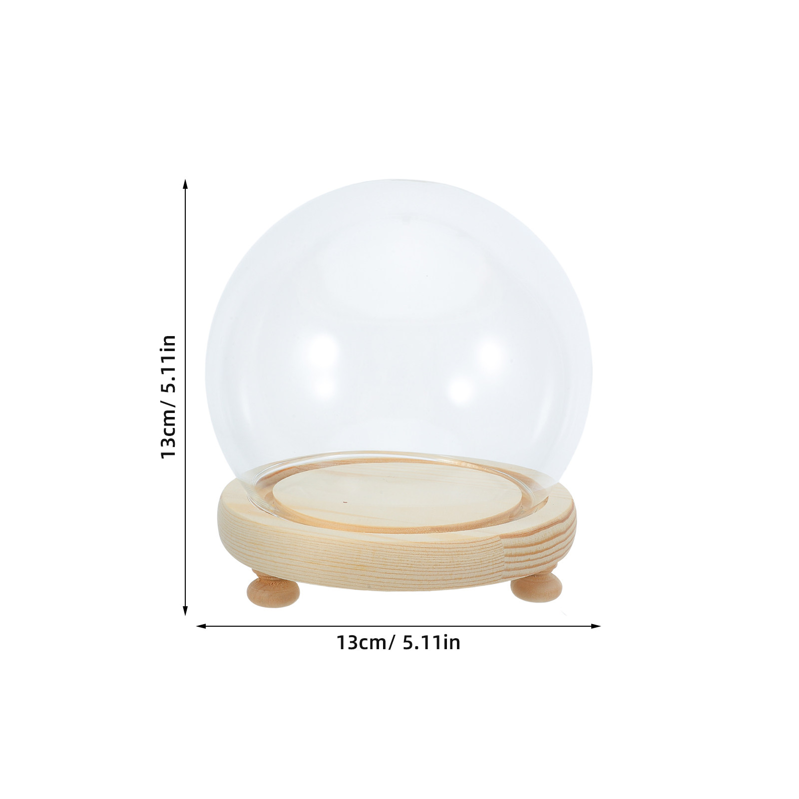 Dried Flower Glass Dome Displa - Plastic Dome Clear avis et prix