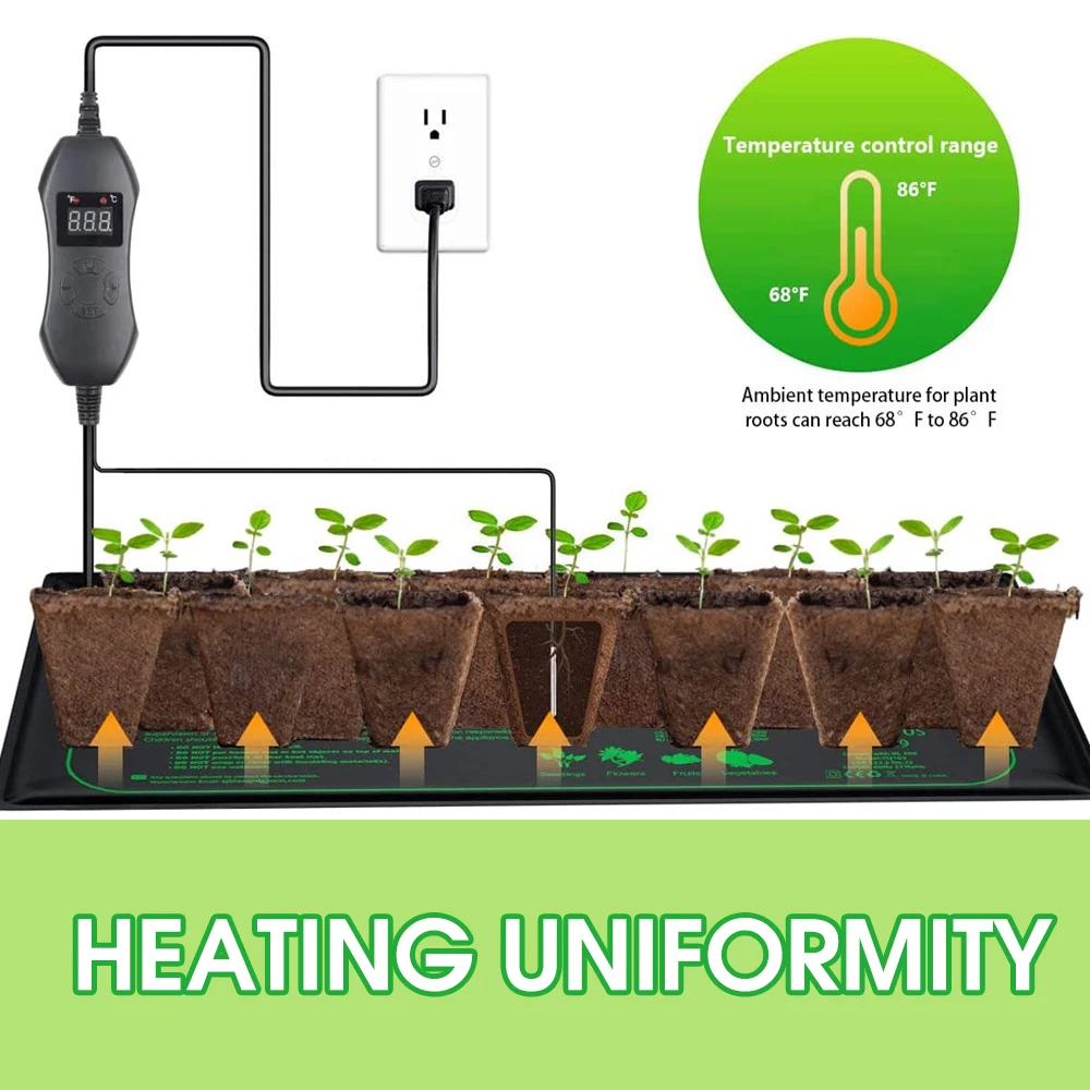 50W EU-US/UK/AU Adjustable The - Heat Mat Seedling avis et prix