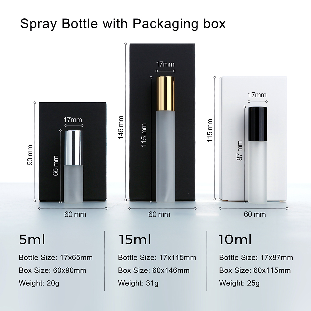 50Pcs 5/10/15ml Perfume Bottle - Misting Bottle Fine avis et prix