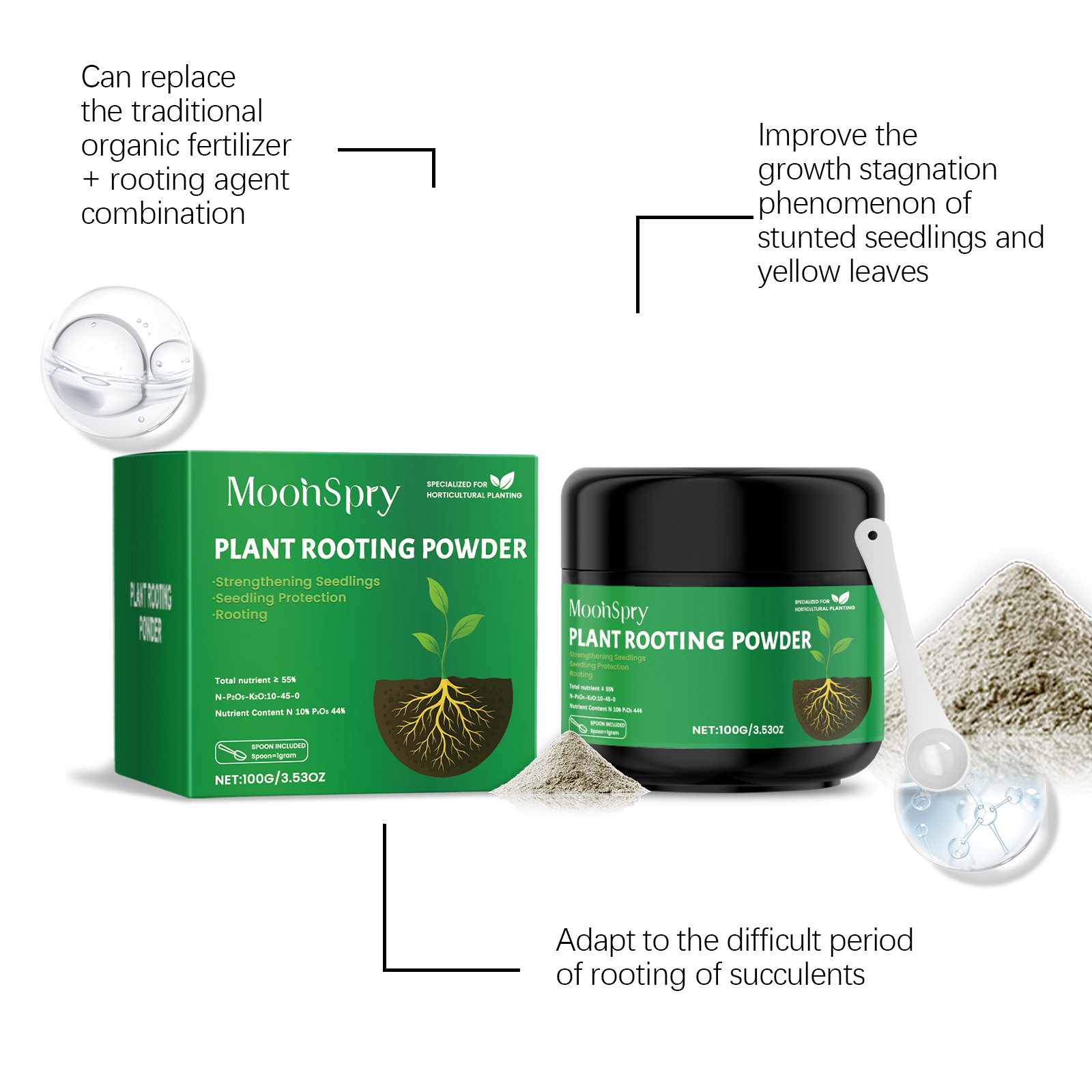 100g Plant Rooting Powder for  - Rooting Hormone Powder avis et prix