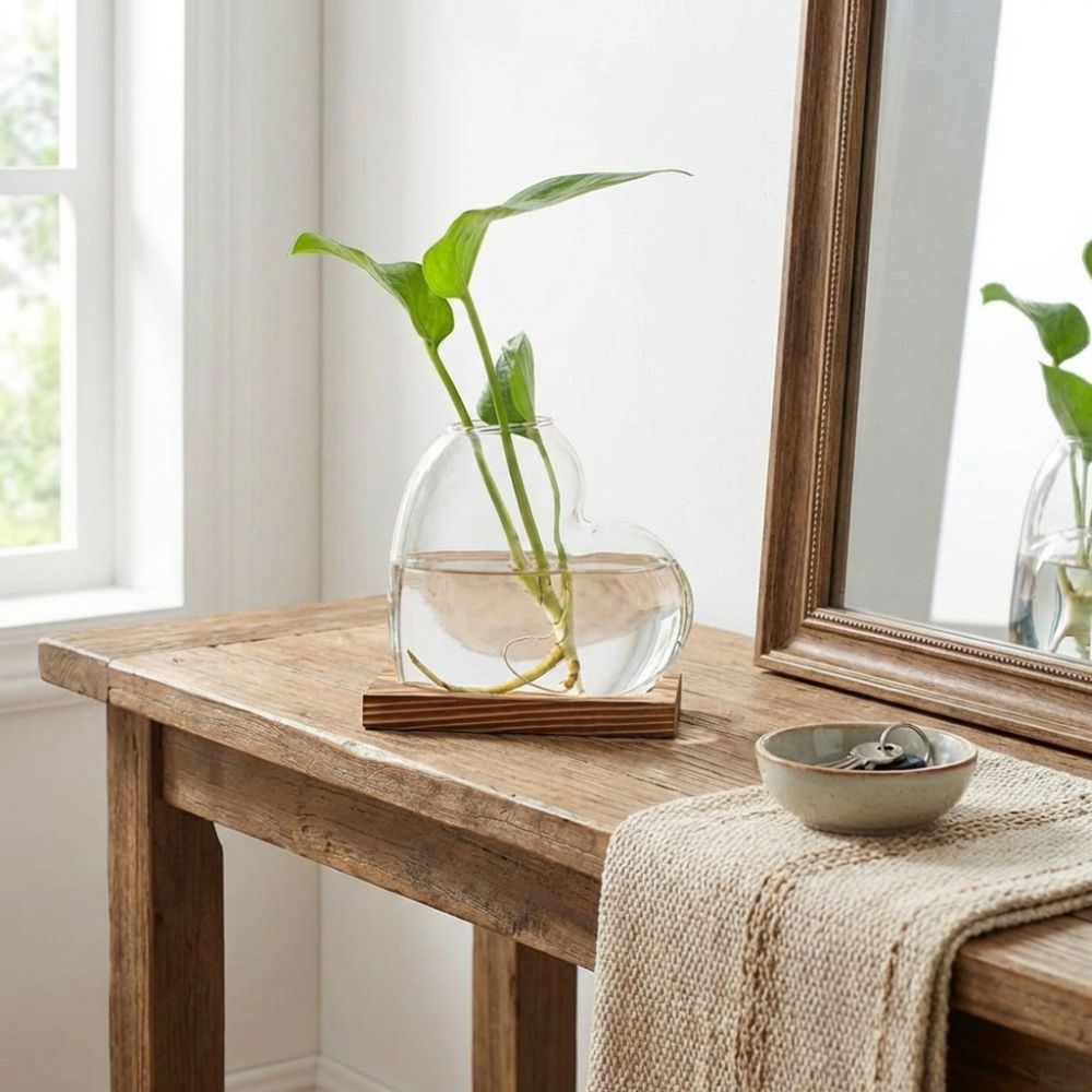 Transparent Hydroponic Glass V - Propagation Station Vase avis et prix