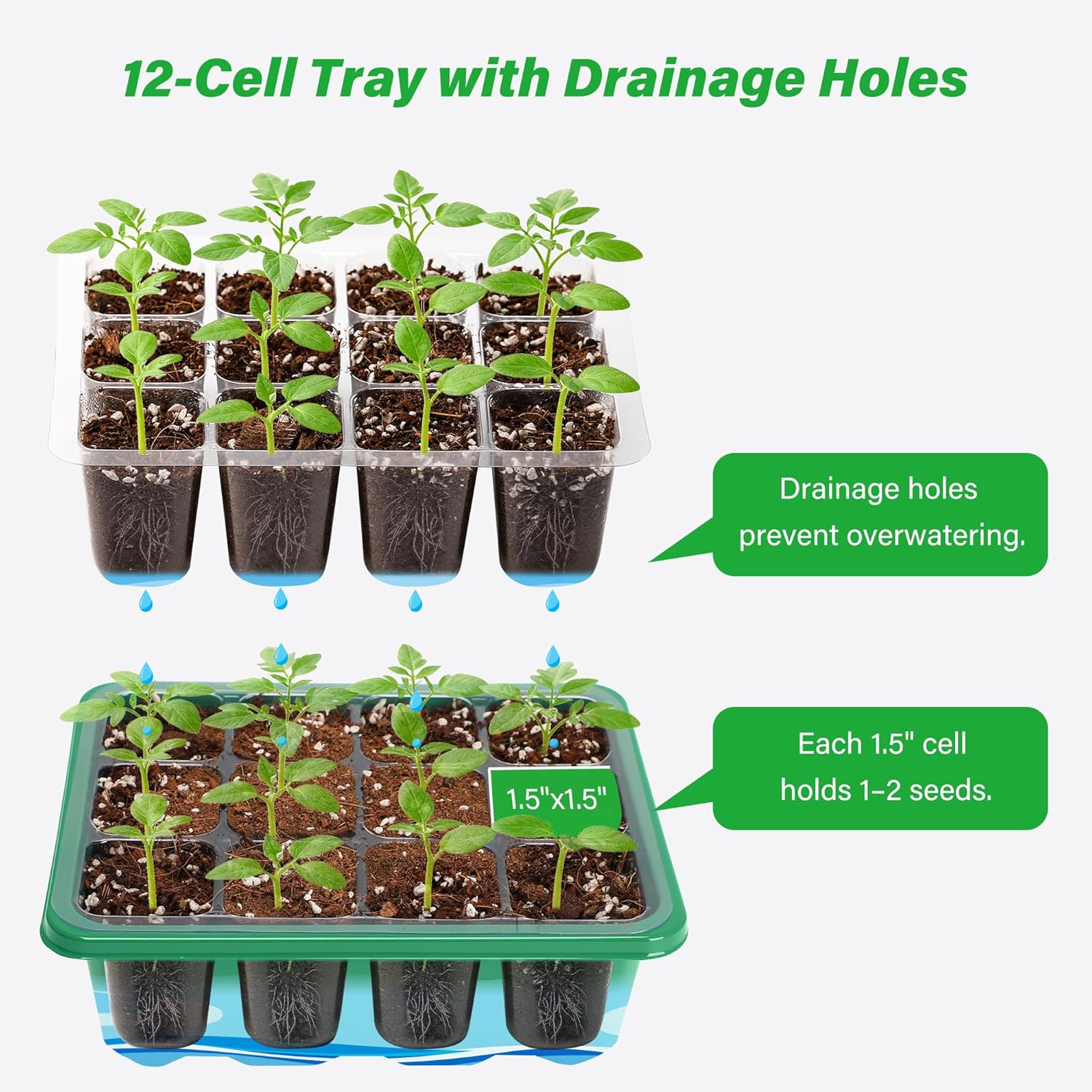 Growing Starting Nursery Trays - Humidity Dome Kit avis et prix