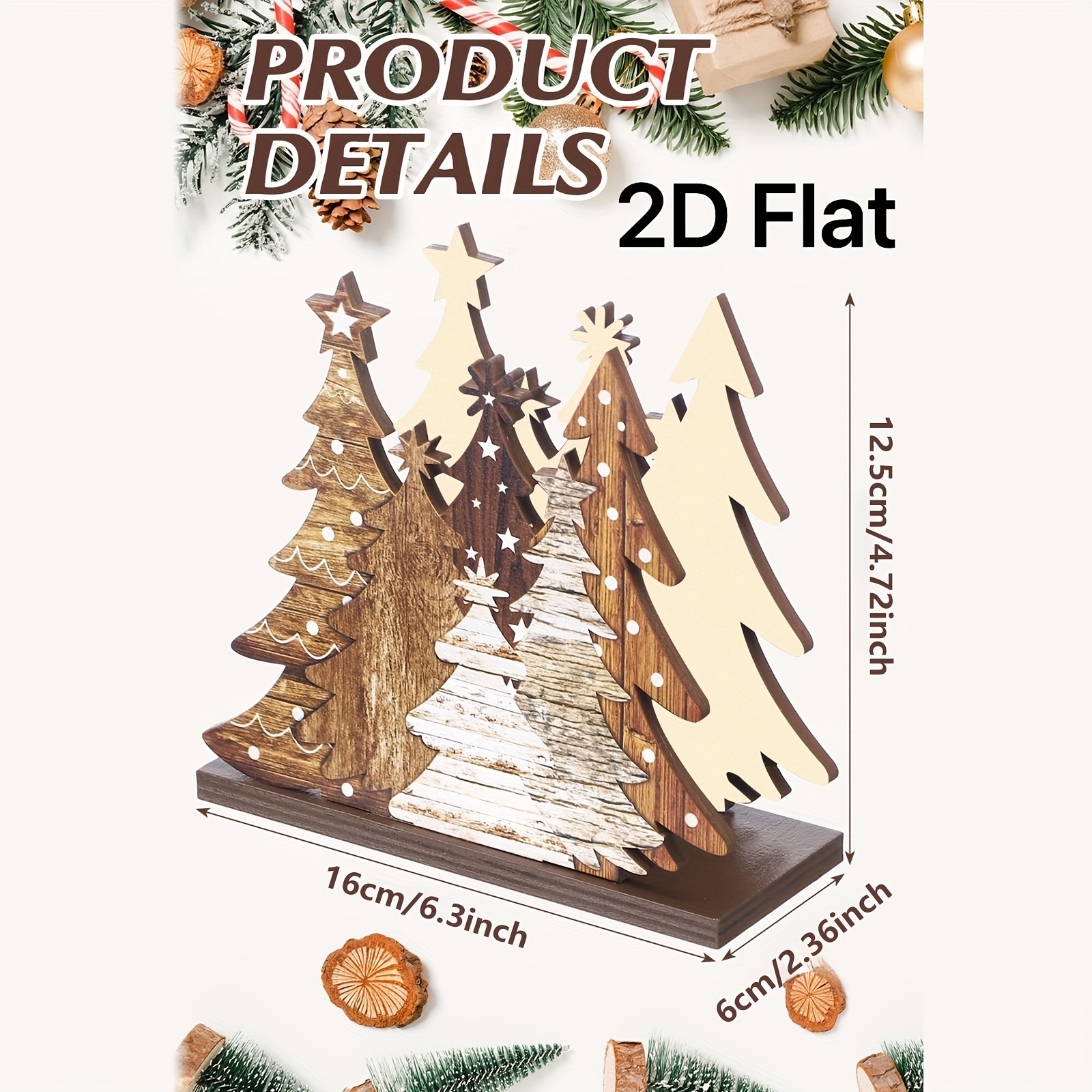 1pc 2D Flat Christmas Tree Tis - Agar Tissue Culture avis et prix